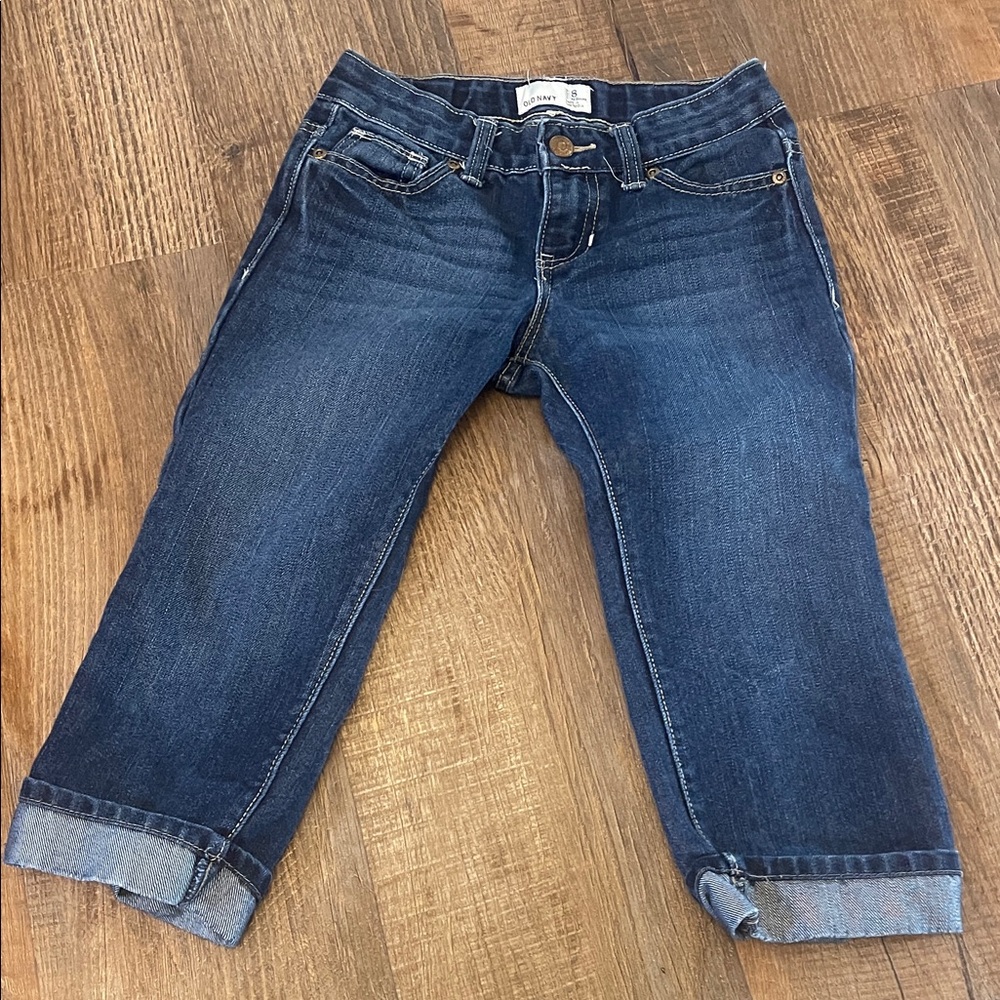 Old Navy Dark Blue capri Jeans